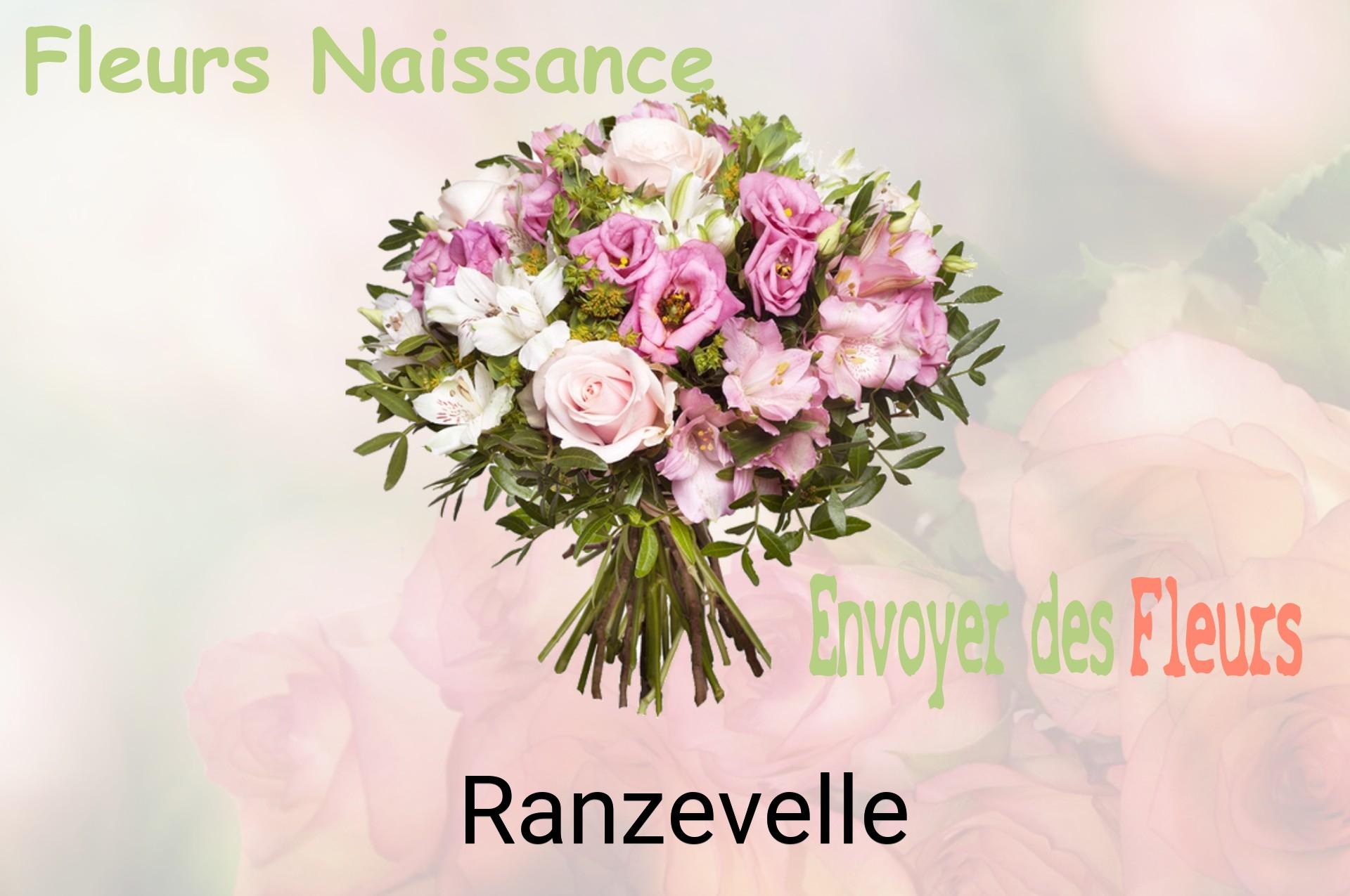 Bouquet de fleurs de naissance livré à Ranzevelle